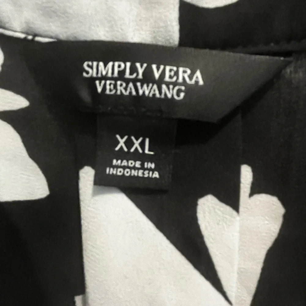 Ladies blouse, XXL black-and-white - Picture 3 of 3